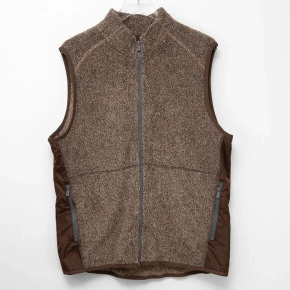 Tommy Bahama Cascade Cozy Vest Fall Outdoor Expresso Brown Size Medium - Picture 1 of 5